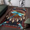Boho Dreamcatcher Dragonfly Rug Sport Decor Gift Floor Decor Living Room Carpet Rug Area Rug - c4e9e59d336e
