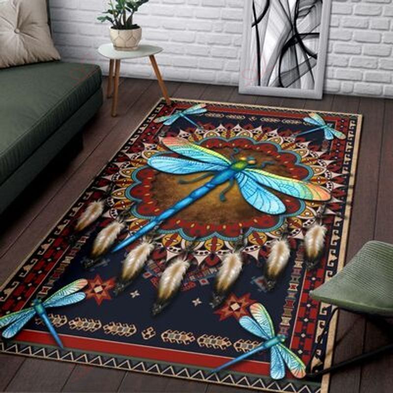 Boho Dreamcatcher Dragonfly Rug Sport Decor Gift Floor Decor Living Room Carpet Rug Area Rug - c4e9e59d336e Boho Dreamcatcher Dragonfly Rug Sport Decor Gift Floor Decor Living Room Carpet Rug Area Rug - c4e9e59d336e