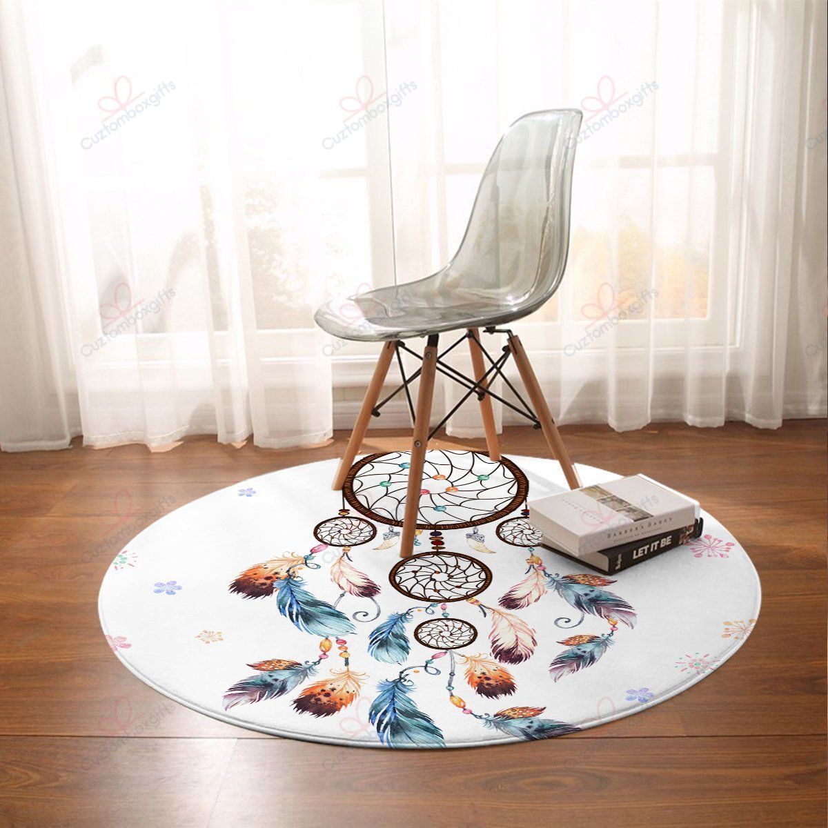 Boho Dreamcatcher Round Carpet Floor Rug Living Room Bedroom Decor Round Area Rug Carpet Boho Dreamcatcher Round Carpet Floor Rug Living Room Bedroom Decor Round Area Rug Carpet
