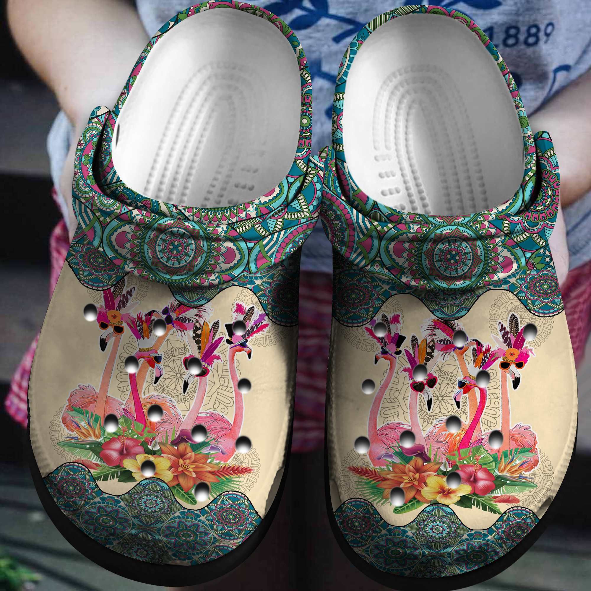 Boho Flamingo Shoes – Vintage Crocs Clog Crocbland Clog Gift For Woman Girl Grandma Mother Daughter Sister Niece Friend Boho Flamingo Shoes – Vintage Crocs Clog Crocbland Clog Gift For Woman Girl Grandma Mother Daughter Sister Niece Friend