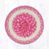 Boho Flower Round Carpet Floor Rug Living Room Bedroom Decor Round Area Rug Carpet