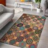 Boho Pattern 7 Rug Sport Decor Gift Floor Decor Living Room Carpet Rug Area Rug - 2245de66afa2
