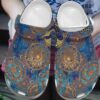 Boho Personalize Clog Custom Crocs Fashionstyle Comfortable For Women Men Kid Print 3D Whitesole Praise The Sun