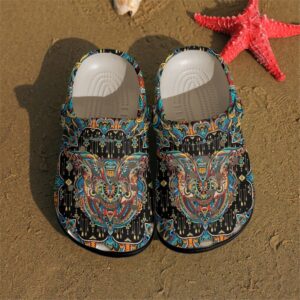 Boho Personalized Clog Custom Crocs Comfortablefashion Style Comfortable For Women Men Kid Print 3D Boho Owl
