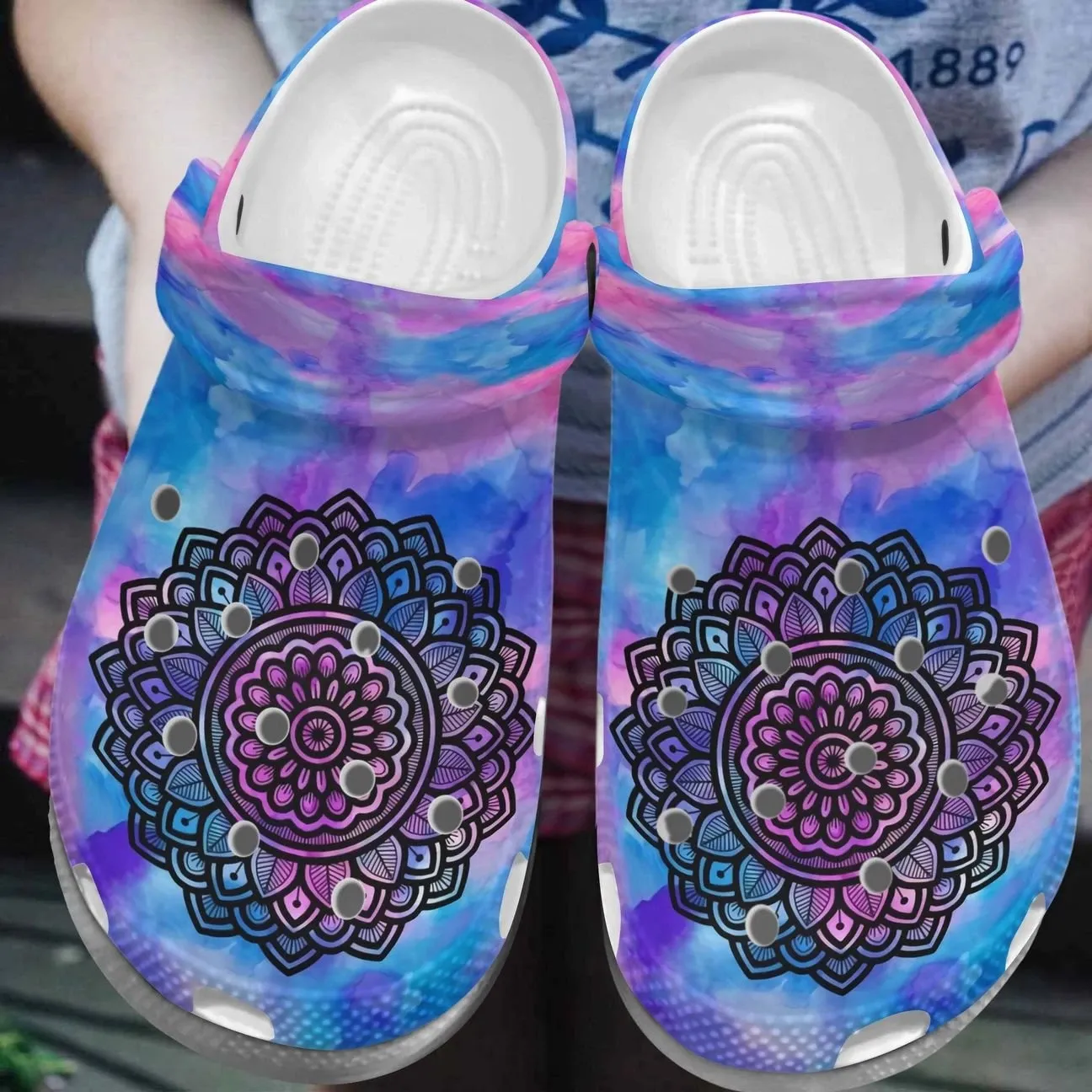 Boho Personalized Clog Custom Crocs Comfortablefashion Style Comfortable For Women Men Kid Print 3D Boho Pattern Boho Personalized Clog Custom Crocs Comfortablefashion Style Comfortable For Women Men Kid Print 3D Boho Pattern