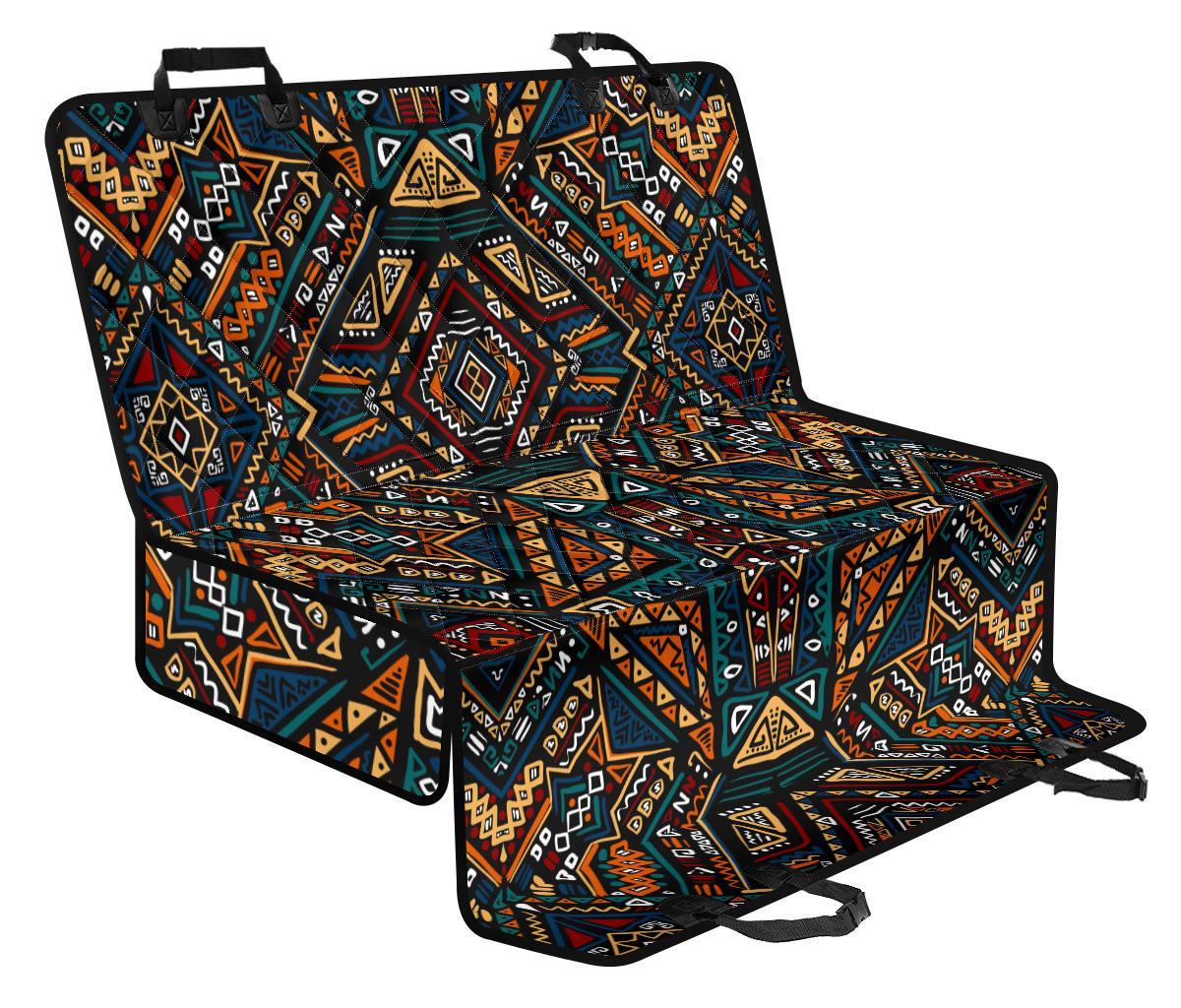 Boho Tribal Aztec Pattern Print Pet Car Back Seat Cover - b391c870294a Boho Tribal Aztec Pattern Print Pet Car Back Seat Cover - b391c870294a