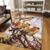Bombycilla Cedrorum Rug Sport Decor Gift Floor Decor Living Room Carpet Rug Area Rug - 1bf7ddd35620