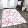 Bonjour Paris Rug Sport Decor Gift Floor Decor Living Room Carpet Rug Area Rug - c90df79b2ae2