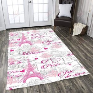 Bonjour Paris Rug Sport Decor Gift Floor Decor Living Room Carpet Rug Area Rug - c90df79b2ae2