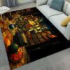 Book Library Rug Sport Decor Gift Floor Decor Living Room Carpet Rug Area Rug - 642cf85ac071