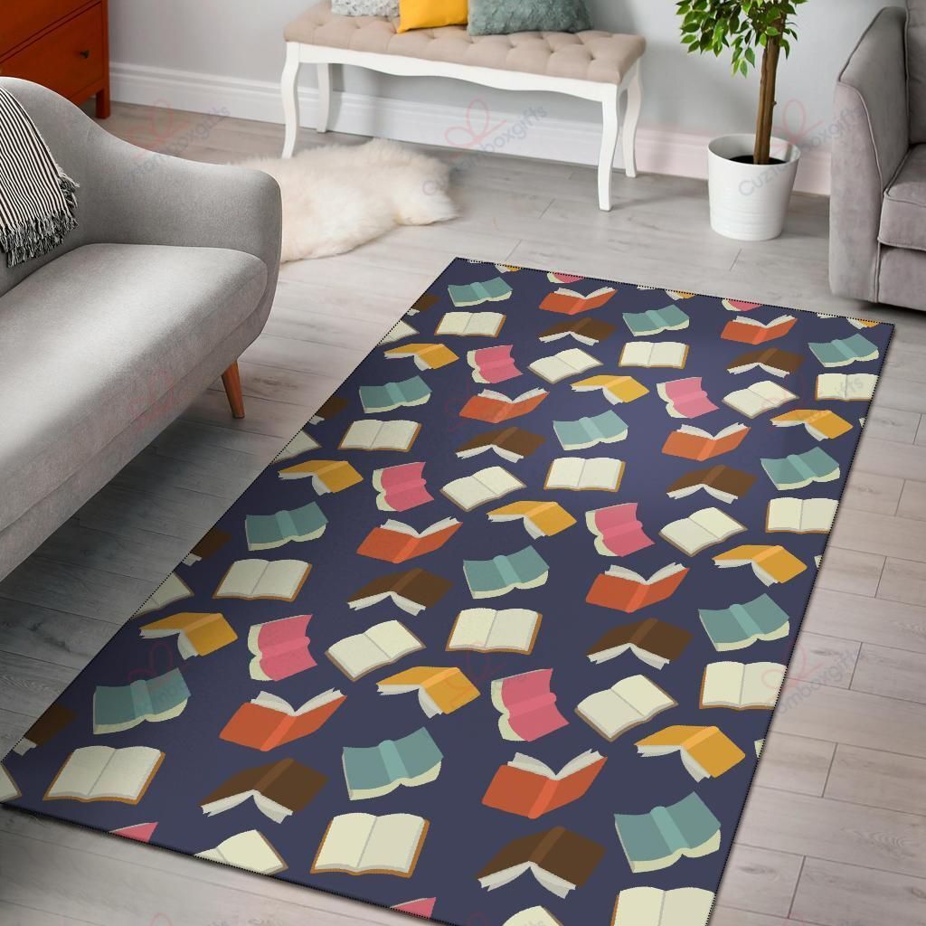 Book Pattern 1 Rug Sport Decor Gift Floor Decor Living Room Carpet Rug Area Rug - 47a6c54fca5a Book Pattern 1 Rug Sport Decor Gift Floor Decor Living Room Carpet Rug Area Rug - 47a6c54fca5a