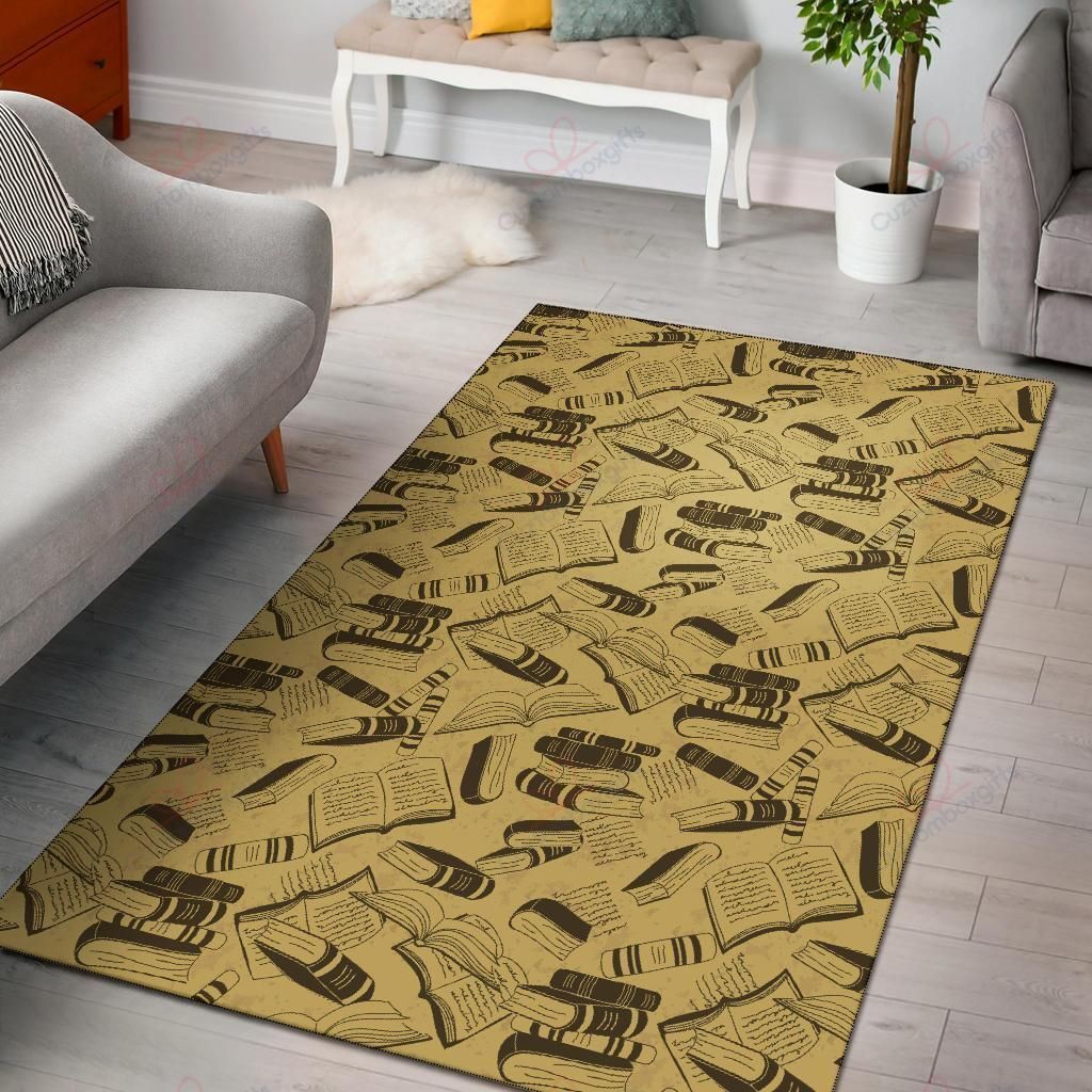 Book Pattern 2 Rug Sport Decor Gift Floor Decor Living Room Carpet Rug Area Rug - 8304c89b6f8d Book Pattern 2 Rug Sport Decor Gift Floor Decor Living Room Carpet Rug Area Rug - 8304c89b6f8d