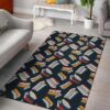 Book Pattern 7 Rug Sport Decor Gift Floor Decor Living Room Carpet Rug Area Rug - 6b8a4c3c5b48