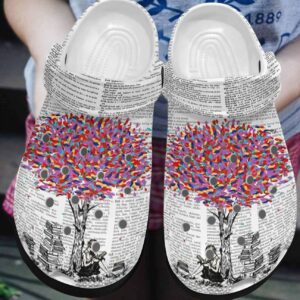 Book Personalized Clog Custom Crocs Comfortablefashion Style Comfortable For Women Men Kid Print 3D Books Lover
