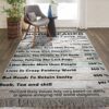 Book Reader Nutrition Facts Rug Sport Decor Gift Floor Decor Living Room Carpet Rug Area Rug - 0cc9ffa24063