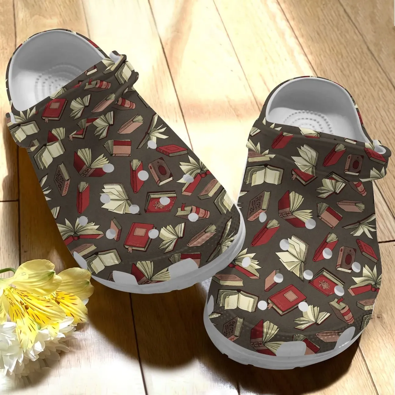 Book Storm Pattern Personalize Clog Custom Crocs Fashionstyle Comfortable For Women Men Kid Print 3D Book Storm Pattern Personalize Clog Custom Crocs Fashionstyle Comfortable For Women Men Kid Print 3D