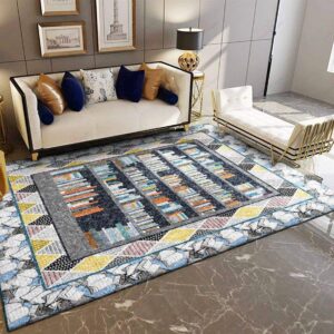 Bookshelf 1 Rug Sport Decor Gift Floor Decor Living Room Carpet Rug Area Rug - b5e2cea16649