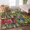 Bookshelf 5 Rug Sport Decor Gift Floor Decor Living Room Carpet Rug Area Rug - 763fc9eaf52e