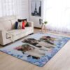 Border Collie Rug Sport Decor Gift Floor Decor Living Room Carpet Rug Area Rug - e61b90f83790