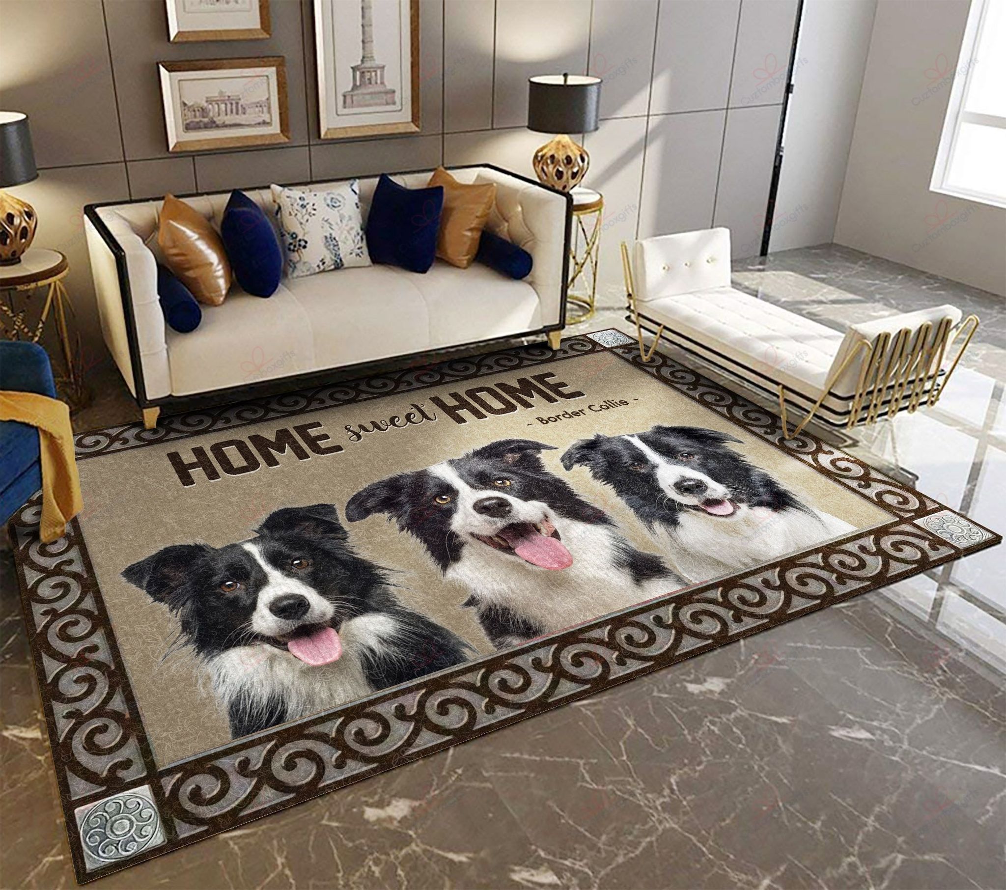 Border Collie Home Sweet Home Rug Sport Decor Gift Floor Decor Living Room Carpet Rug Area Rug - 6aff6deed3a5 Border Collie Home Sweet Home Rug Sport Decor Gift Floor Decor Living Room Carpet Rug Area Rug - 6aff6deed3a5