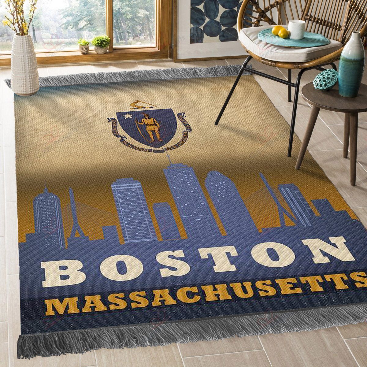 Boston Massachusetts Rug Sport Decor Gift Floor Decor Living Room Carpet Rug Area Rug - 279844d3ec48 Boston Massachusetts Rug Sport Decor Gift Floor Decor Living Room Carpet Rug Area Rug - 279844d3ec48
