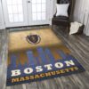 Boston Massachusetts Rug Sport Decor Gift Floor Decor Living Room Carpet Rug Area Rug - 52a96b5e7711