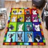 Boston Terrier 02 Rug Sport Decor Gift Floor Decor Living Room Carpet Rug Area Rug - ea4327bcb543