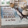 Boston Terrier Because Someone We Love Is In Heaven Rug Sport Decor Gift Floor Decor Living Room Carpet Rug Area Rug - 79b43e237b04