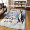 Boston Terrier Because Someone We Love Is In Heaven Rug Sport Decor Gift Floor Decor Living Room Carpet Rug Area Rug - c9dfe276094f