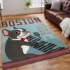 Boston Terrier Jazz Bar Rug Sport Decor Gift Floor Decor Living Room Carpet Rug Area Rug - c79da1db4b63