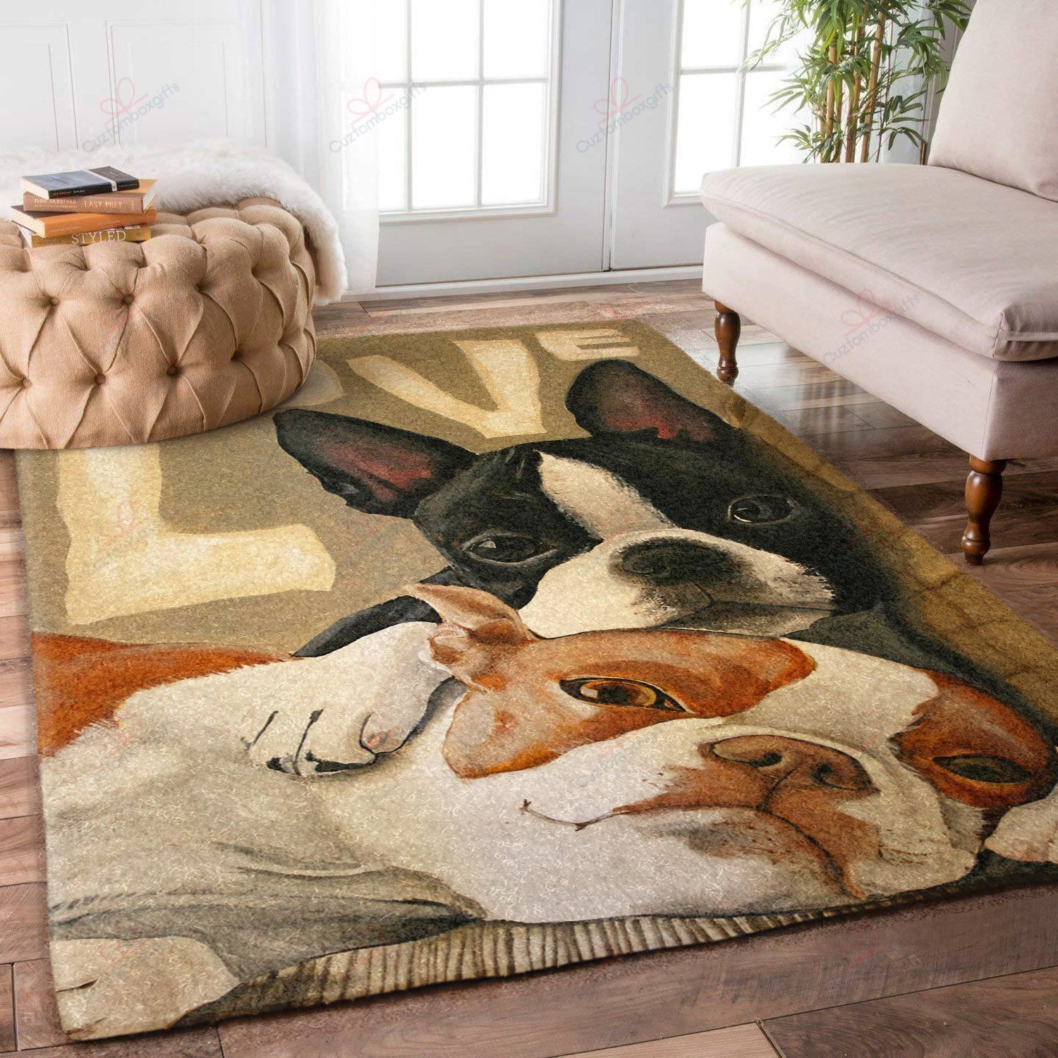 Boston Terrier Love Rug Sport Decor Gift Floor Decor Living Room Carpet Rug Area Rug - 1d2165d87bcf Boston Terrier Love Rug Sport Decor Gift Floor Decor Living Room Carpet Rug Area Rug - 1d2165d87bcf
