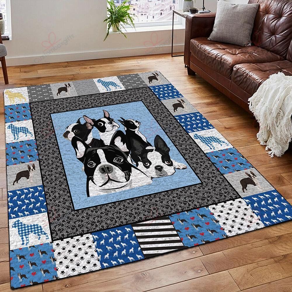 Boston Terrier Loving Dog Rug Sport Decor Gift Floor Decor Living Room Carpet Rug Area Rug - 71c1f23143b2 Boston Terrier Loving Dog Rug Sport Decor Gift Floor Decor Living Room Carpet Rug Area Rug - 71c1f23143b2