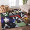 Boston Terrier Painting Rug Sport Decor Gift Floor Decor Living Room Carpet Rug Area Rug - 616a3482b5ec