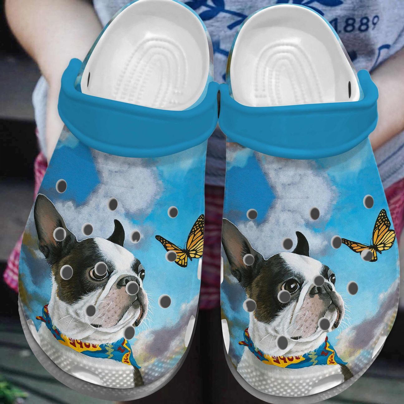 Boston Terrier Personalized Clog Custom Crocs Comfortablefashion Style Comfortable For Women Men Kid Print 3D Boston Terrier Butterfly Boston Terrier Personalized Clog Custom Crocs Comfortablefashion Style Comfortable For Women Men Kid Print 3D Boston Terrier Butterfly