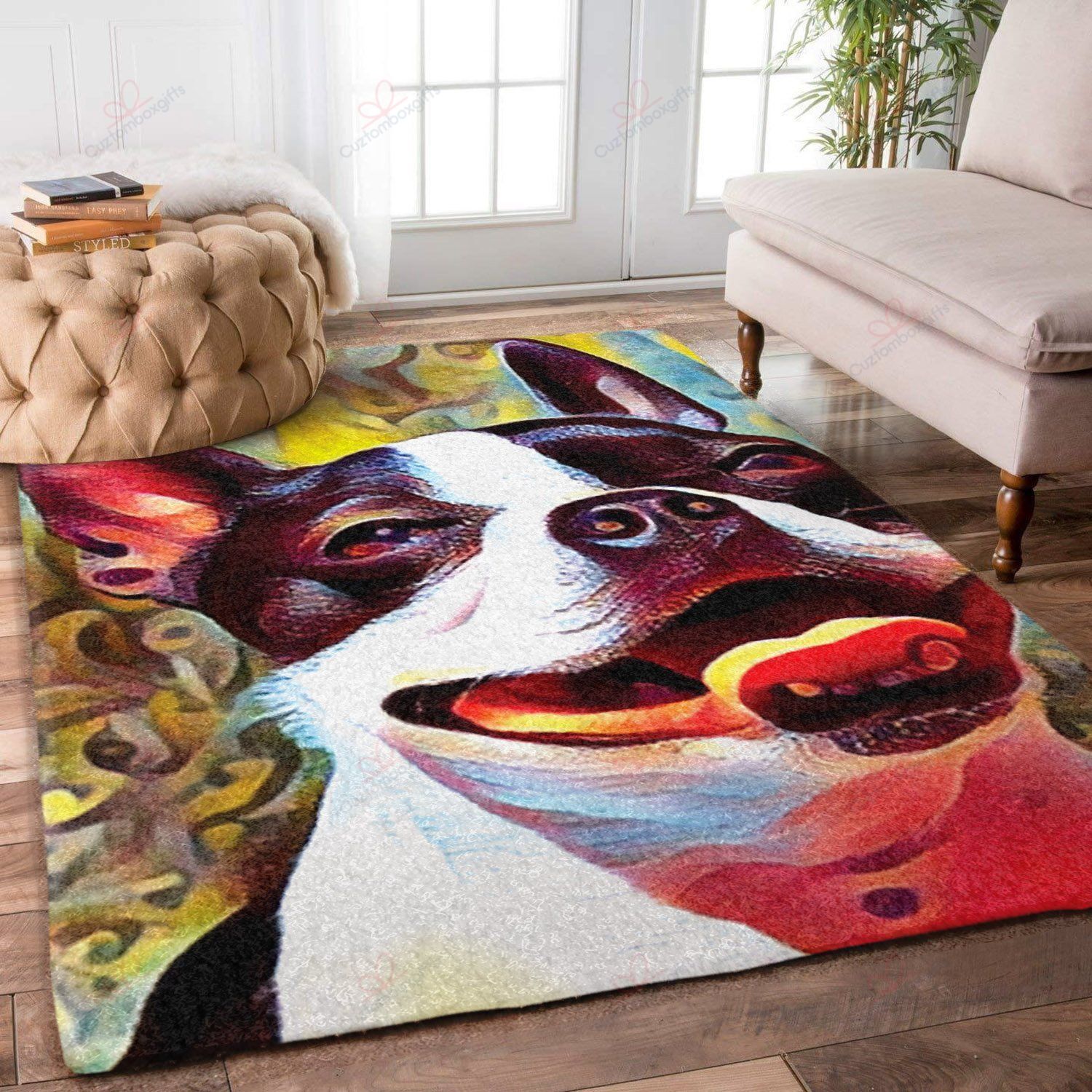 Boston Terrier Smiling Rug Sport Decor Gift Floor Decor Living Room Carpet Rug Area Rug - 3f2bebfe262f Boston Terrier Smiling Rug Sport Decor Gift Floor Decor Living Room Carpet Rug Area Rug - 3f2bebfe262f