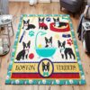 Boston Terriers Rug Sport Decor Gift Floor Decor Living Room Carpet Rug Area Rug - f9aba22f9cac