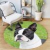 Boston The Hermit Round Carpet Floor Rug Living Room Bedroom Decor Round Area Rug Carpet
