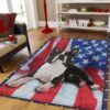 Boston Us Flag Rug Sport Decor Gift Floor Decor Living Room Carpet Rug Area Rug - 0f93322678e6