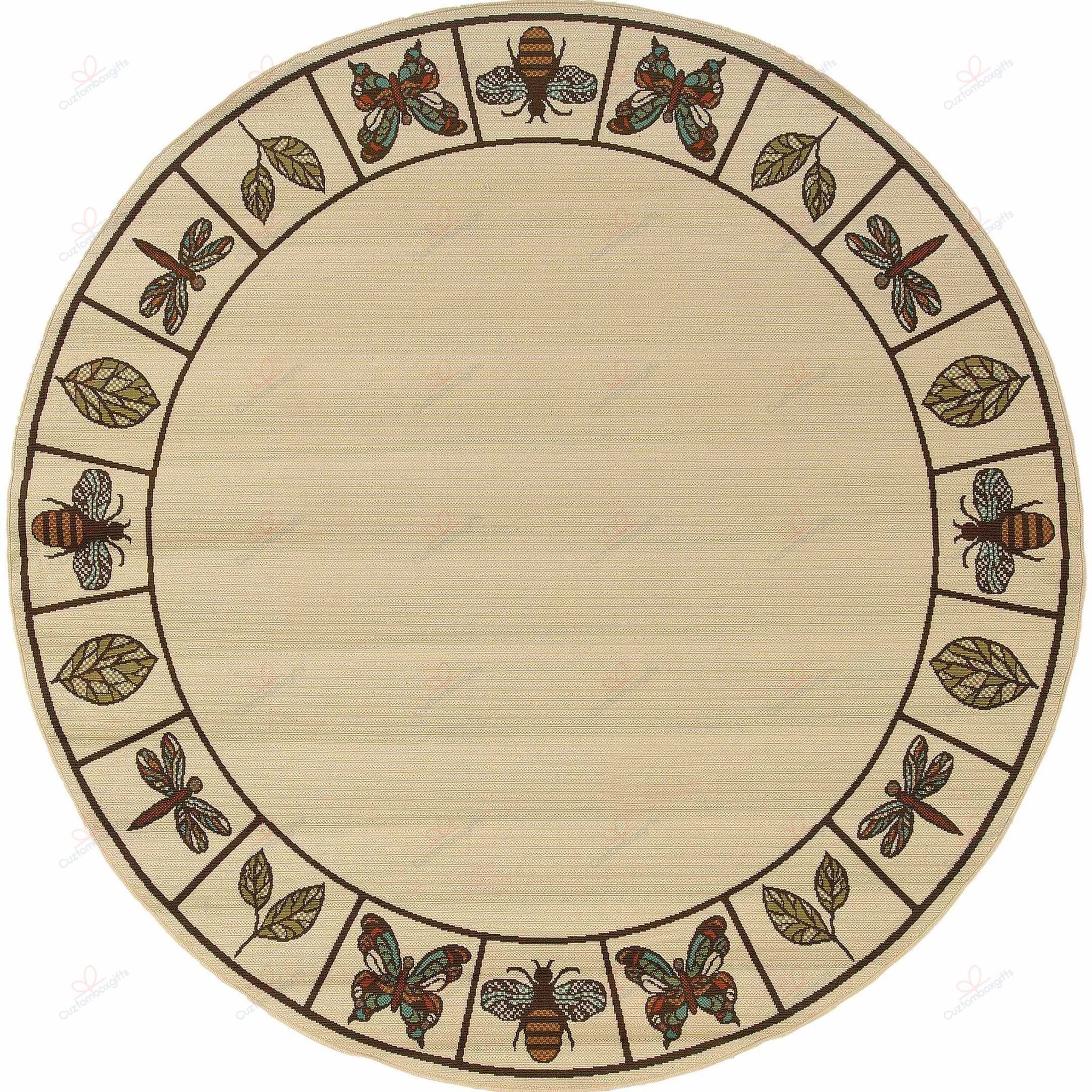 Botanical Garden Round Carpet Floor Rug Living Room Bedroom Decor Round Area Rug Carpet Botanical Garden Round Carpet Floor Rug Living Room Bedroom Decor Round Area Rug Carpet