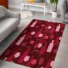 Botttle Red Wine Print Pattern Rug Sport Decor Gift Floor Decor Living Room Carpet Rug Area Rug - 0bc847829e8d