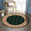 Bow Round Carpet Floor Rug Living Room Bedroom Decor Round Area Rug Carpet