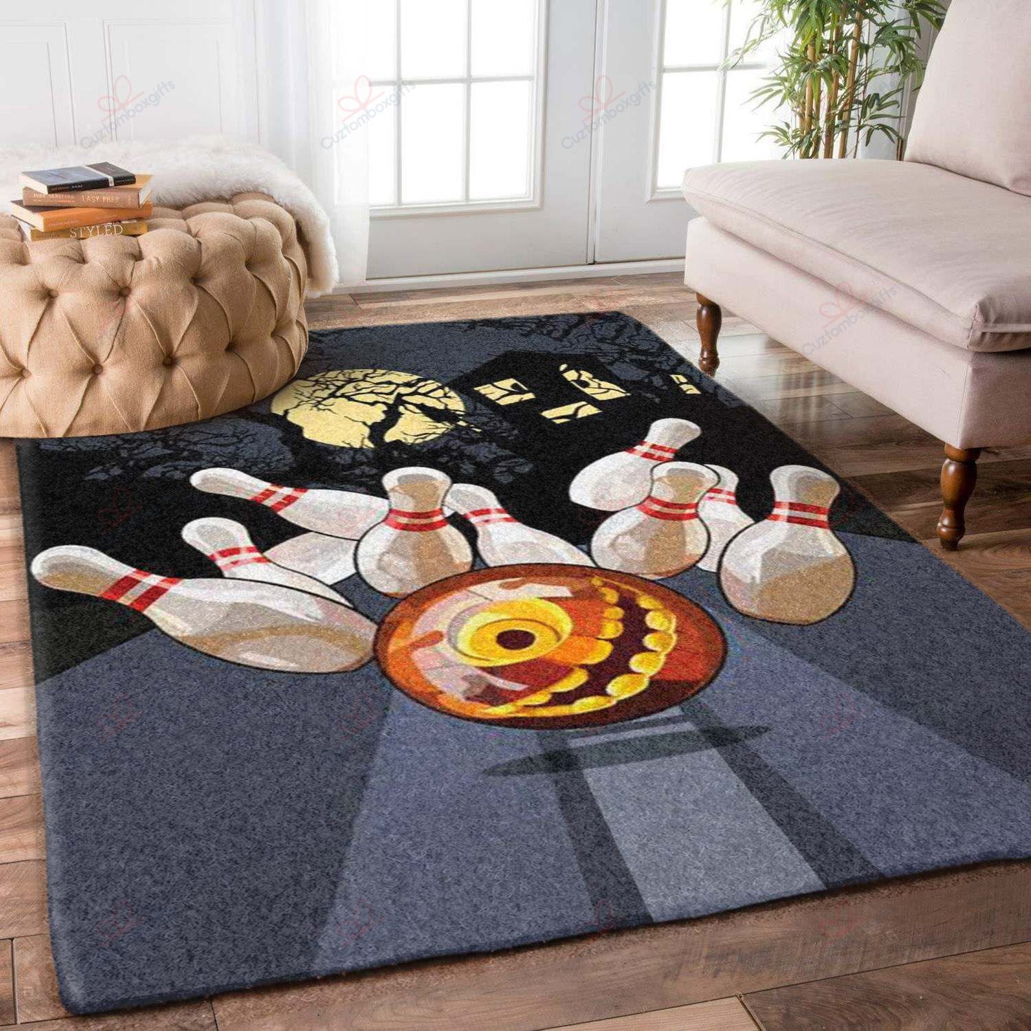 Bowling Halloween Rug Sport Decor Gift Floor Decor Living Room Carpet Rug Area Rug - 0c32c17dfe14 Bowling Halloween Rug Sport Decor Gift Floor Decor Living Room Carpet Rug Area Rug - 0c32c17dfe14