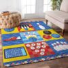 Bowling Painting 2 Rug Sport Decor Gift Floor Decor Living Room Carpet Rug Area Rug - f7d797101242