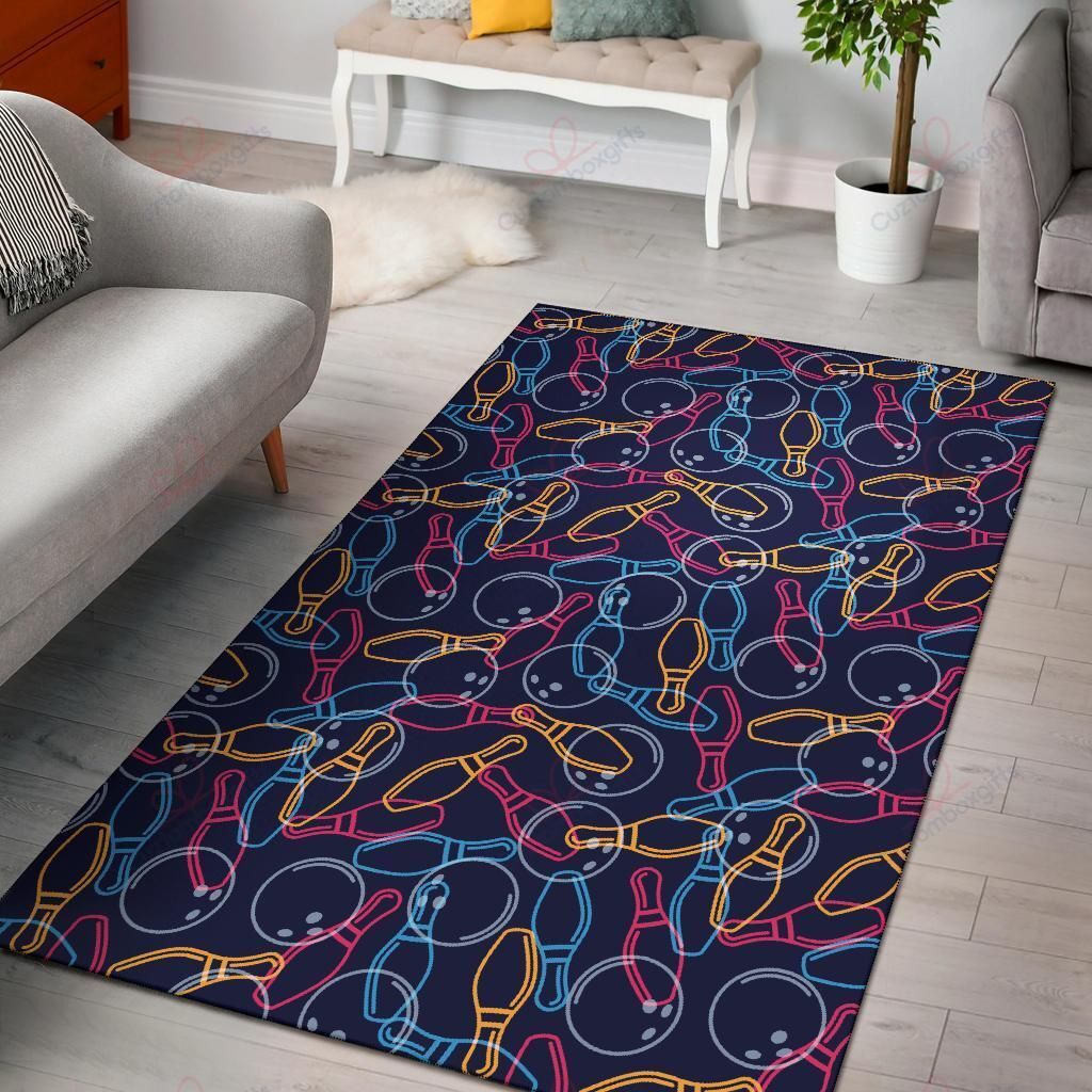 Bowling Pattern 7 Rug Sport Decor Gift Floor Decor Living Room Carpet Rug Area Rug - 0e5064e09ca5 Bowling Pattern 7 Rug Sport Decor Gift Floor Decor Living Room Carpet Rug Area Rug - 0e5064e09ca5