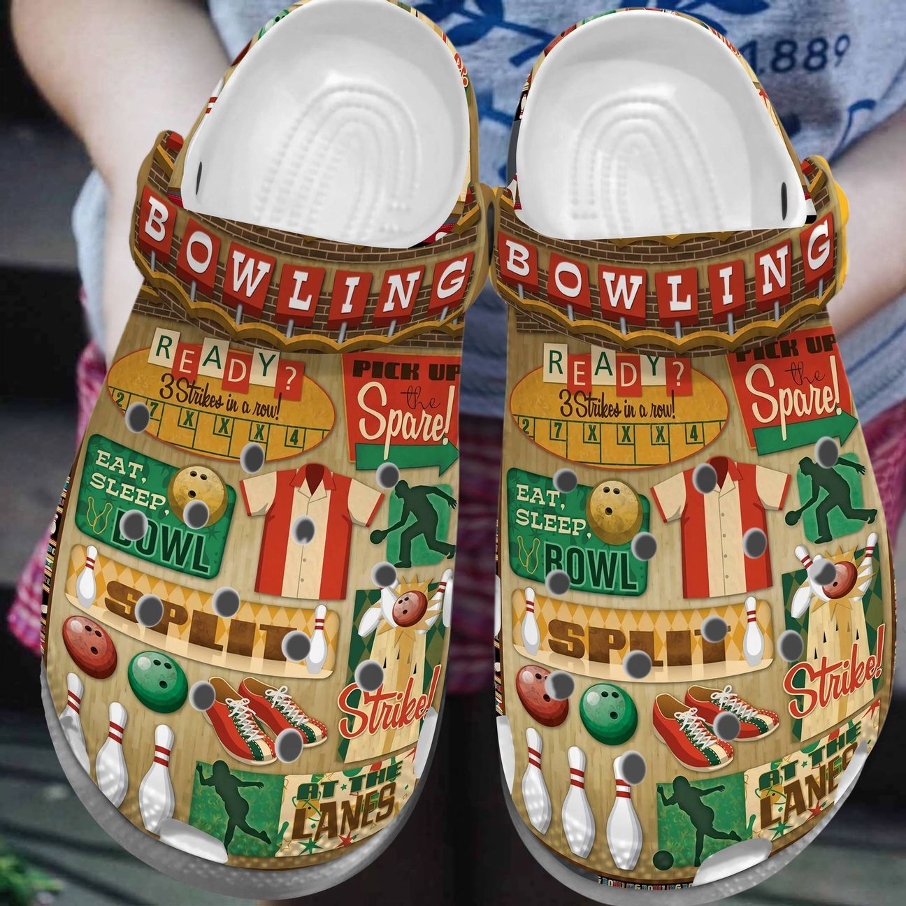 Bowling Personalized Clog Custom Crocs Comfortablefashion Style Comfortable For Women Men Kid Print 3D At The Lane Bowling Personalized Clog Custom Crocs Comfortablefashion Style Comfortable For Women Men Kid Print 3D At The Lane