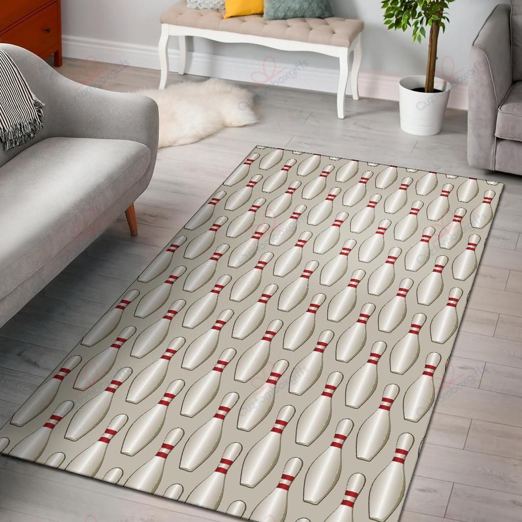 Bowling Pin Pattern 1 Rug Sport Decor Gift Floor Decor Living Room Carpet Rug Area Rug - b59ec5f96fc5 Bowling Pin Pattern 1 Rug Sport Decor Gift Floor Decor Living Room Carpet Rug Area Rug - b59ec5f96fc5