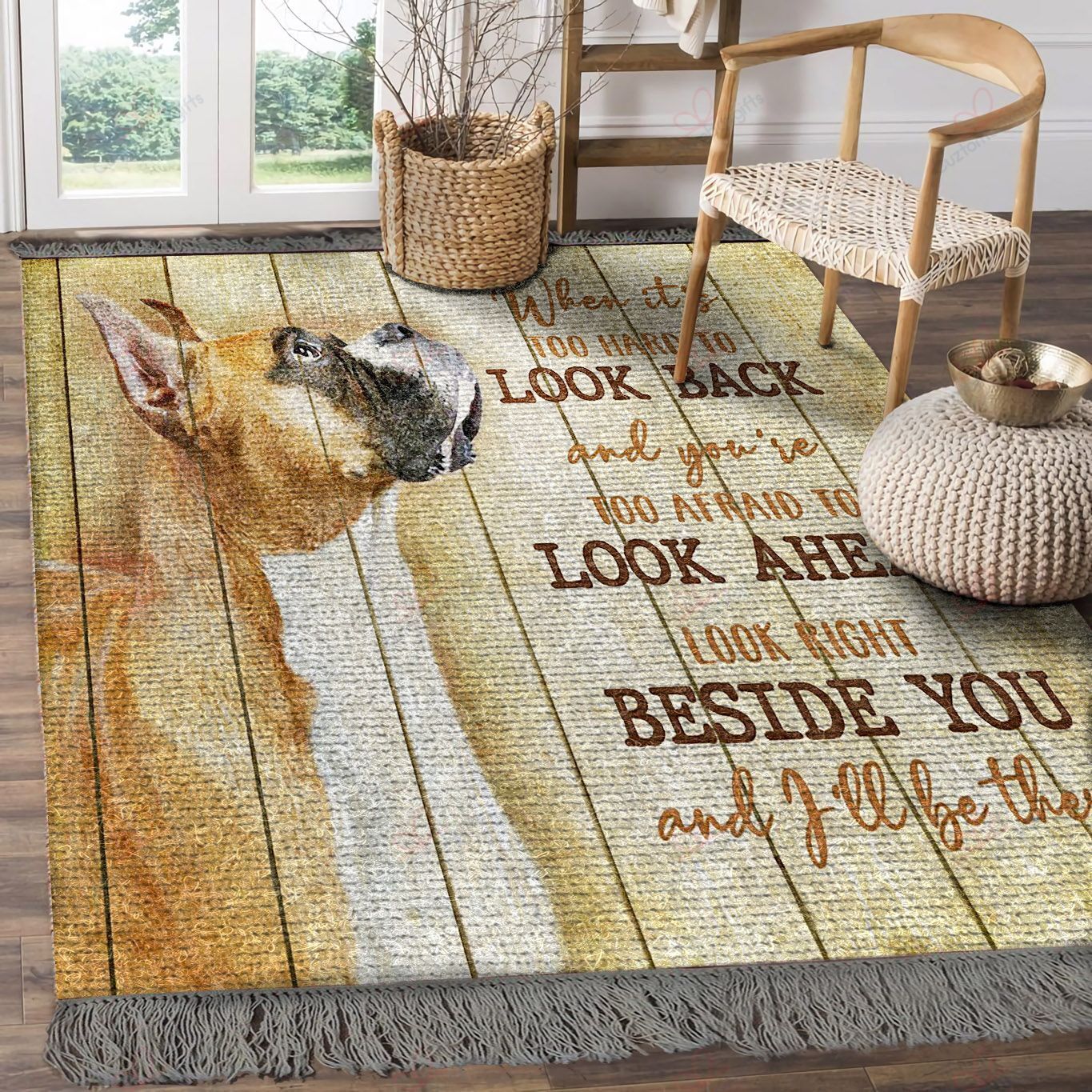 Boxer And Ill Be There Rug Sport Decor Gift Floor Decor Living Room Carpet Rug Area Rug - 821323c31523 Boxer And Ill Be There Rug Sport Decor Gift Floor Decor Living Room Carpet Rug Area Rug - 821323c31523