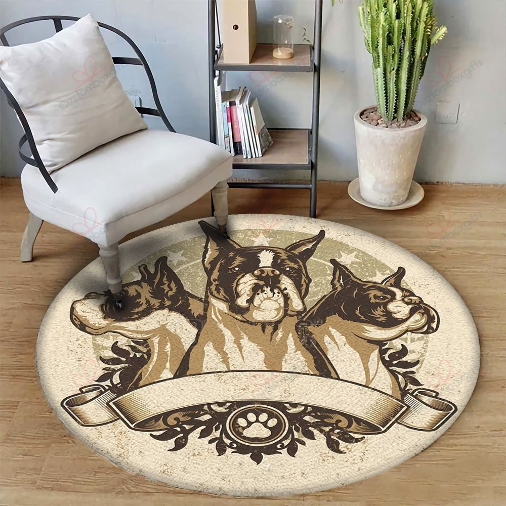 Boxer Company Round Carpet Floor Rug Living Room Bedroom Decor Round Area Rug Carpet Boxer Company Round Carpet Floor Rug Living Room Bedroom Decor Round Area Rug Carpet