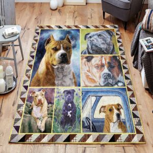 Boxer Dog 2 Rug Sport Decor Gift Floor Decor Living Room Carpet Rug Area Rug - 982061013f87