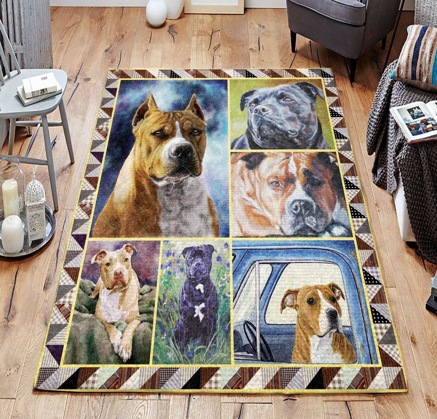 Boxer Dog 2 Rug Sport Decor Gift Floor Decor Living Room Carpet Rug Area Rug - 982061013f87 Boxer Dog 2 Rug Sport Decor Gift Floor Decor Living Room Carpet Rug Area Rug - 982061013f87